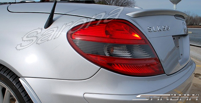 Custom Mercedes SLK  Coupe Trunk Wing (2005 - 2008) - $225.00 (Manufacturer Sarona, Part #MB-035-TW)